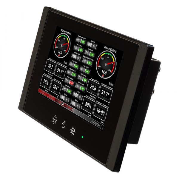 Maretron® - 8" Vessel Monitoring and Control Display with Direct NMEA 2000 Connection