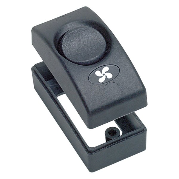 Marinco® - 10 A On/Off Black Single Interior Push Button Switch