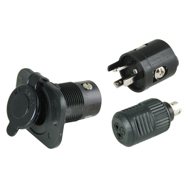 Marinco® - ConnectPro™ 40 A 12/36 V 8 AWG 3-Wire Trolling System Plug Kit & Receptacle with 6 AWG Adapter