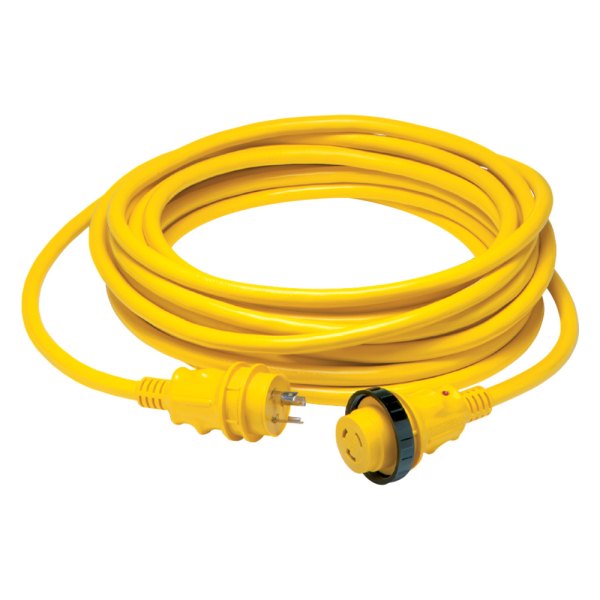 Marinco® - 30 A 125 V 25' Yellow Power Cord