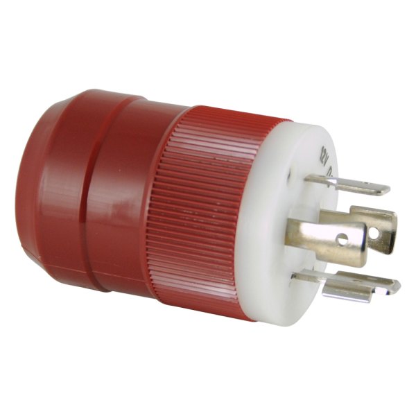 Marinco® - 12/24 V 4-Wire Red Charger Male Plug