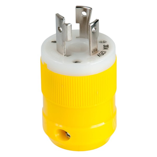Marinco® - 30 A 125 V AC 2-Pole 3-Wire Yellow Male Plug