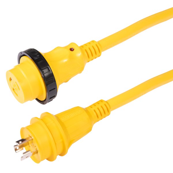 Marinco® - 30 A 125 V 35' Yellow Power Cord