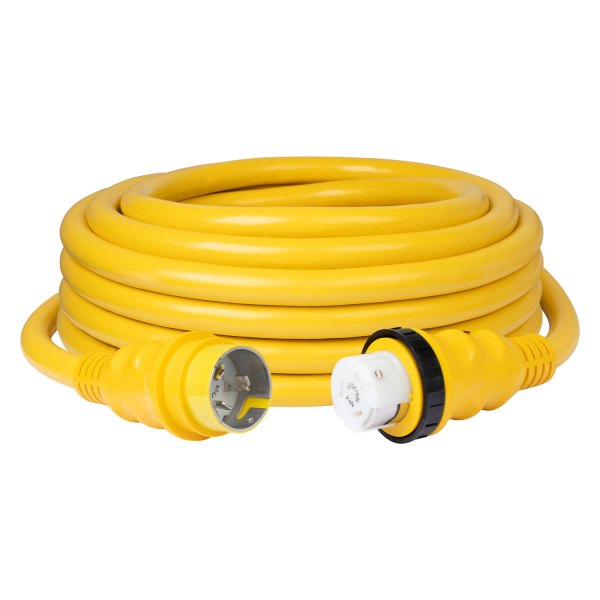 Marinco® - 50 A 125/250 V 25' Yellow Power Cord