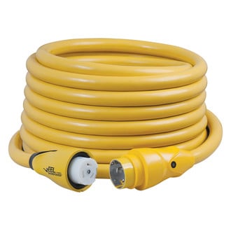 Marinco® CS504-50 - EEL™ 50 A 125/250 V 50' Yellow Shore Power Cord