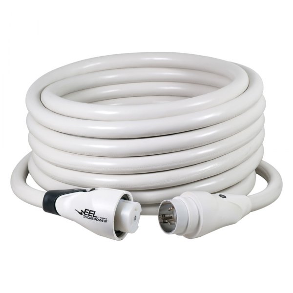 Marinco® - EEL™ 50 A 125/250 V 50' White Shore Power Cord