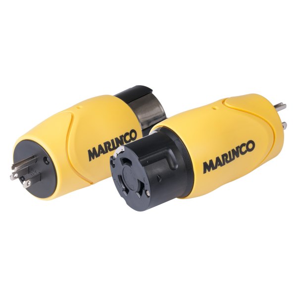 Marinco® - 15 A Male/50 A Female 125 V Straight Adapter