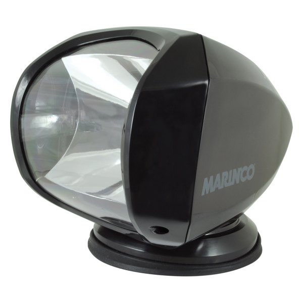 Marinco® - OEM Precision 100 W 12 - 24 V DC 7.5" L x 7.5" H x 9.3" D Black Housing Wireless Controlled Halogen Spot Light