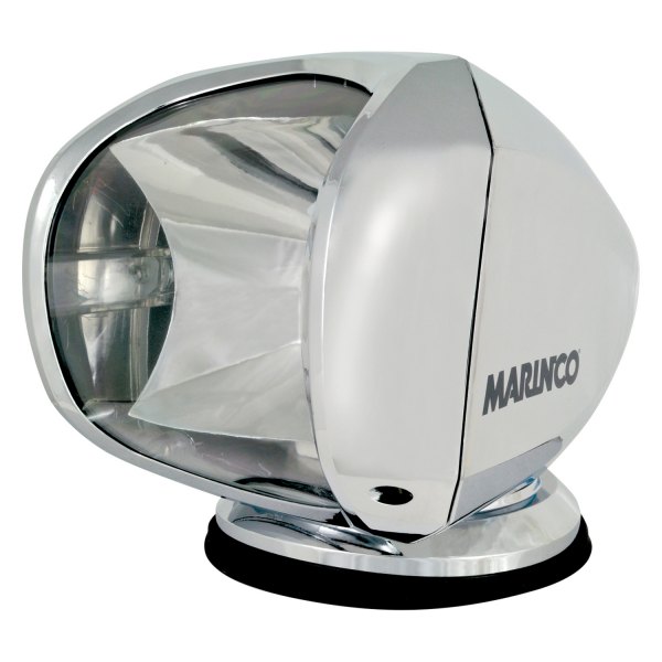 Marinco® - OEM Precision 100 W 7.5" L x 7.5" H x 9.3" D Chrome Housing Wireless Controlled Halogen Spot Light