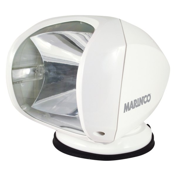 Marinco® - OEM Precision 100 W 7.5" L x 7.5" H x 9.3" D White Housing Wireless Controlled Halogen Spot Light