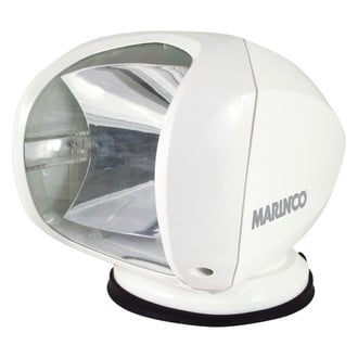 Marinco® SPL-12W - OEM Precision 100 W 7.5" L x 7.5" H x 9.3" D White Housing Wireless Controlled Halogen Spot Light