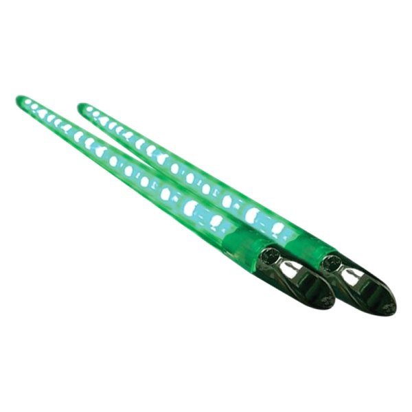 Marine Sport Lighting® - Extreme Series 13" L Green LED Flood Light Bar