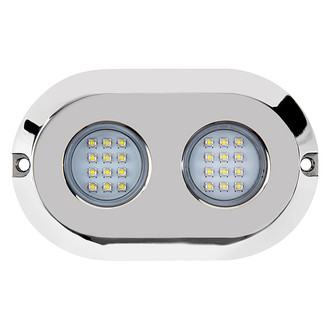 Marine Sport Lighting® - HydroBLAST™ 5" 120 W 2-Pod Surface Mount Underwater LED Light