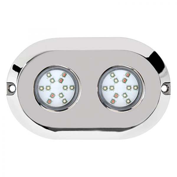 Marine Sport Lighting® - HydroBLAST™ 5" RGB 9000 lm 120 W 2-Pod Surface Mount Underwater LED Light