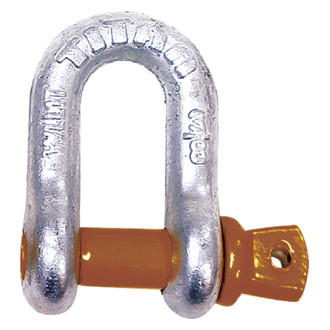 Martyr® - 5/16" Galvanized Steel Screw Pin Anchor D-Shackle