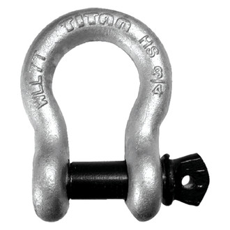 Martyr® - 1/2" Galvanized Steel Screw Pin High Strength Anchor Bow Shackle