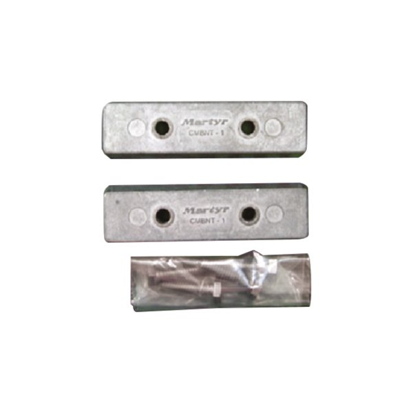 Martyr® - Bennet™ 3.78" L x 1.1" W x 0.57" H Aluminum Trim Tab Anode Kit
