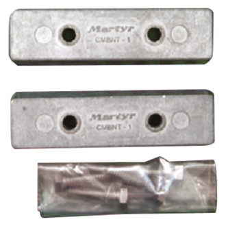 Martyr® - Bennet™ 3.78" L x 1.1" W x 0.57" H Aluminum Trim Tab Anode Kit