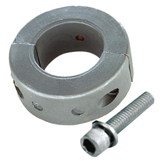Martyr® CMC03S - 1" D Zinc Donut Collar Shaft Anode with Slotted Screw