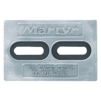 Martyr® - Diver's Dream™ Magnesium Rectangular Hull Plate Anode