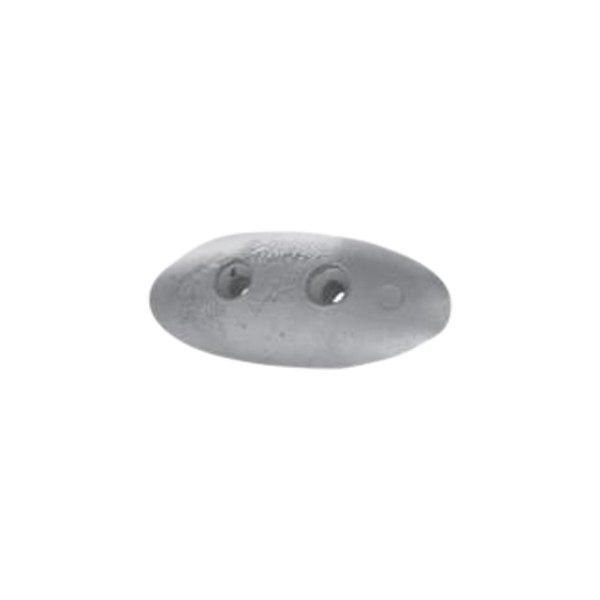 Martyr® - 4.36" L x 1.92" W x 0.7" H Aluminum Oval Hull Plate Anode