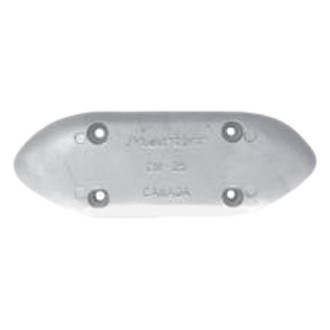 Martyr® - 9.1" L x 3.25" W x 0.72" H Aluminum Oval Hull Plate Anode
