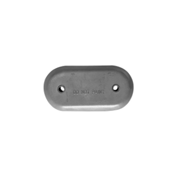 Martyr® - 12" L x 3" W x 1.6" H Magnesium Oval Hull Plate Anode