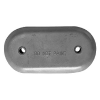 Martyr® - 12" L x 3" W x 1.6" H Magnesium Oval Hull Plate Anode