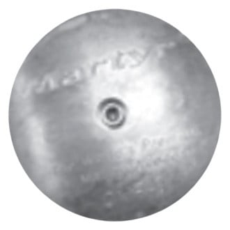 Martyr® - Zinc Rudder/Trim Tab Anode with Slotted Screw
