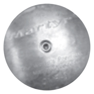 Martyr® - 2.81" O.D Zinc Rudder/Trim Tab Anode with Slotted Screw