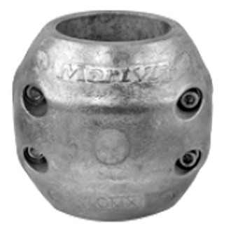 Martyr® - 2.5" D Zinc Barrel Collar Shaft Anode with Slotted Screw