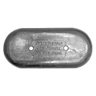 Martyr® - 14" L x 6.25" W x 1.25" H Magnesium Oval Hull Plate Anode