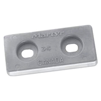 Martyr® CMZHC3A - 6.25" L x 2.75" W x 0.75" H Aluminum Rectangular Hull Plate Anode