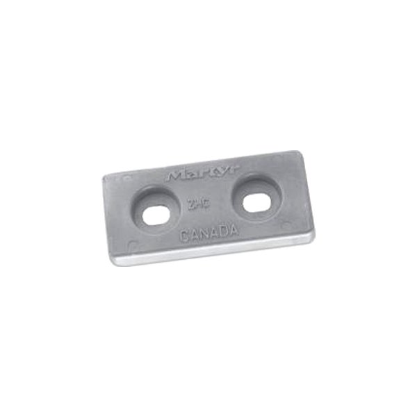 Martyr® - 6.25" L x 2.75" W x 0.75" H Magnesium Rectangular Hull Plate Anode