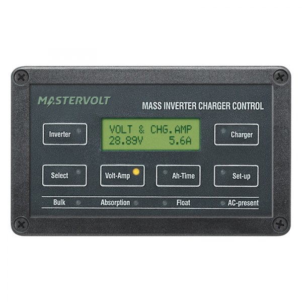 Mastervolt® - Masterlink MICC 4.7" x 2.6" Gray Dial/Black Bezel Surface Mount Battery Monitor