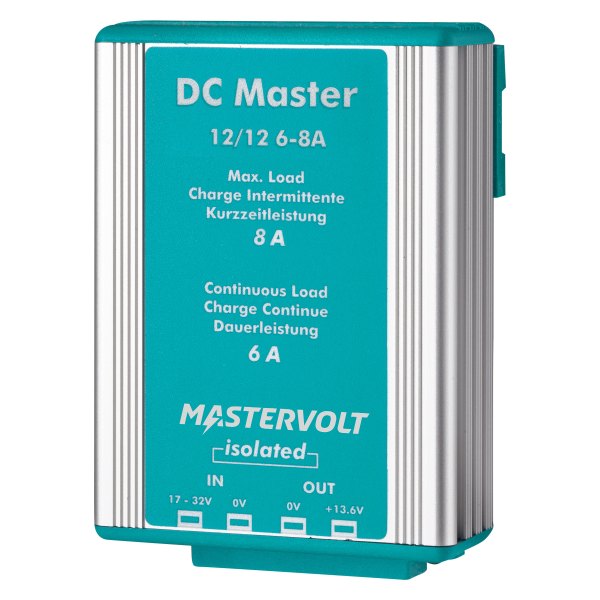 Mastervolt® - DC Master 6 A 10-15.5 V Input/13.6 V Output 82-108 W Isolated Converter