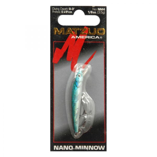 Matzuo America® - Nano Minnow 2-1/4" Chrome Blue Hard Bait