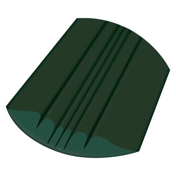 Megaware® - Keelguard™ 6' L Hunter Green Keel Protector