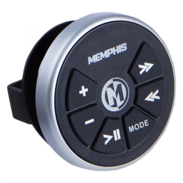Memphis Audio® - Black/Silver Wired Stereo Remote Control for Gauge Media Center