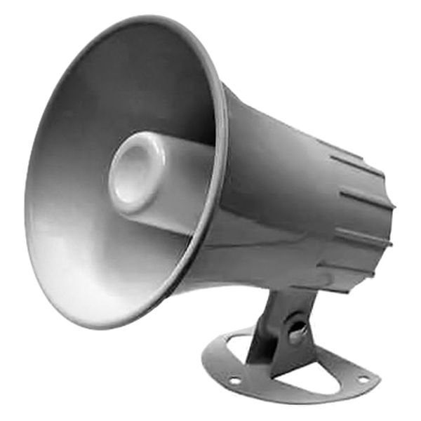 MG Electronics® - 15W 1-Way 8-Ohm White Horn Speaker