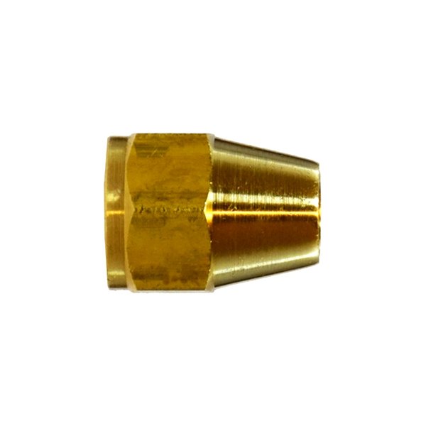 Midland Metal® - 3/8" UNF Short Brass 45° Flare Rod Nut