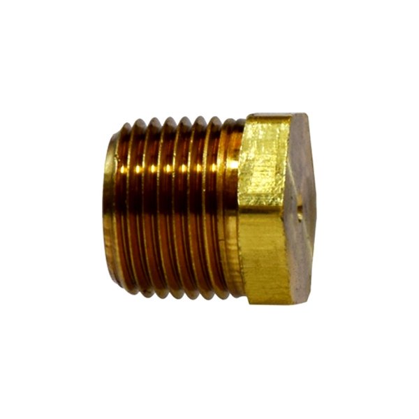 Midland Metal® - 1/8" NPT(F) Solid Brass Hex Head Plug