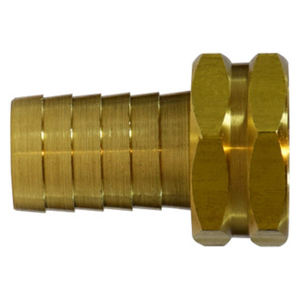 Midland Metal® - 1/2" Hose I.D. to 3/4" FGH(F) Brass Hose/Pipe Adapter
