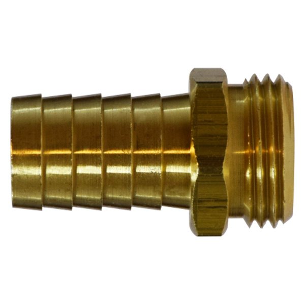 Midland Metal® - 5/8" Hose I.D. to 3/4" MGH(F) Brass Hose/Pipe Adapter