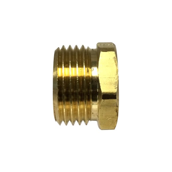 Midland Metal® - 3/4" MGH(M) to 1/2" NPT(F) Brass Adapter