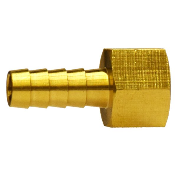 Midland Metal® - 5/16" Hose I.D. to 1/4" NPT(F) Brass Hose/Pipe Adapter