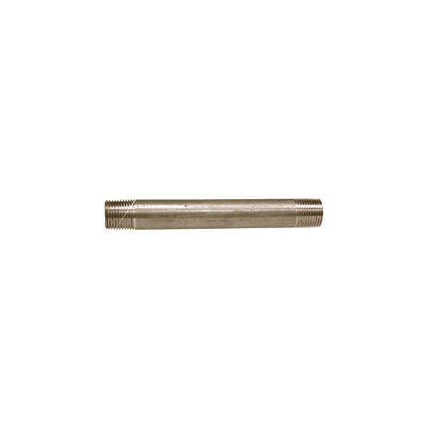Midland Metal® - 1/8"-27 Brass Lead Free Pipe Long Nipple