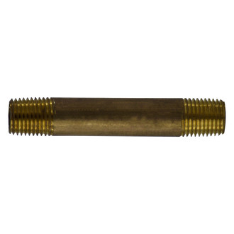 Midland Metal® - 1/4"-18 Lead Free Pipe Long Nipple