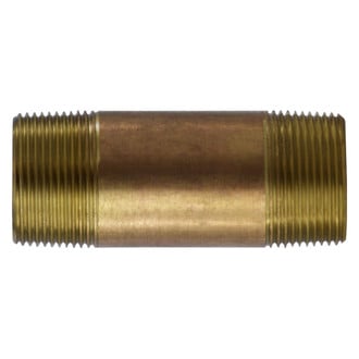 Midland Metal® - 1-1/4"-11-1/2 Lead Free Pipe Long Nipple