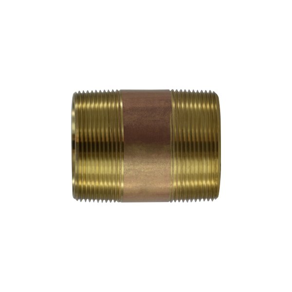 Midland Metal® - 2"-11-1/2 Brass Lead Free Pipe Long Nipple